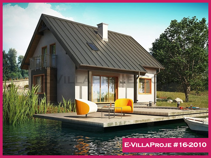 Ev Villa Proje #16 - 2010 Çelik Villa Projesi 3D Mimari Tasarımı