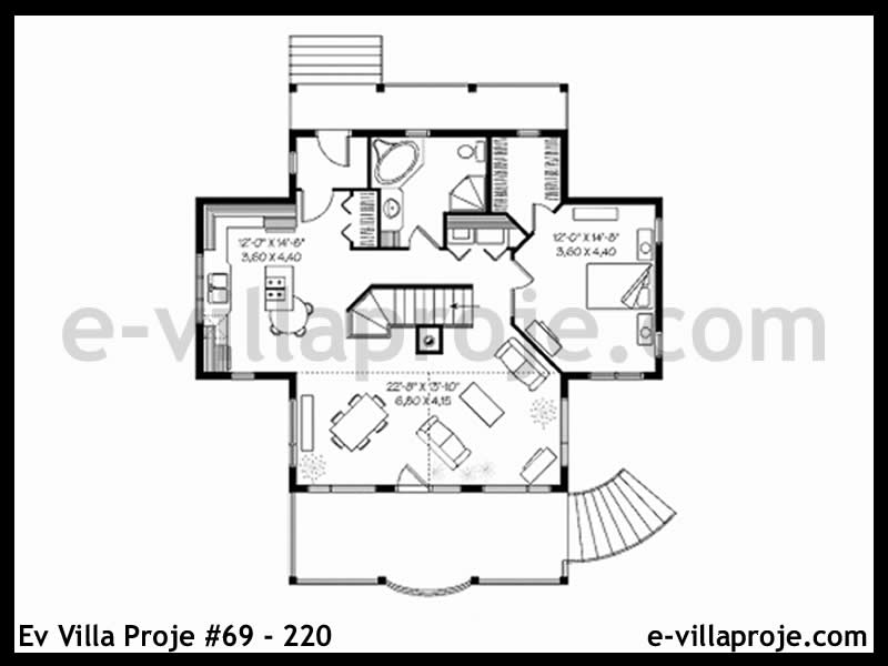 Ev Villa Proje #69 - 220 Çelik Ev Projesi - Görsel 2