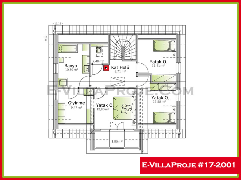 Ev Villa Proje #17 - 2001 Çelik Ev Projesi - Görsel 3