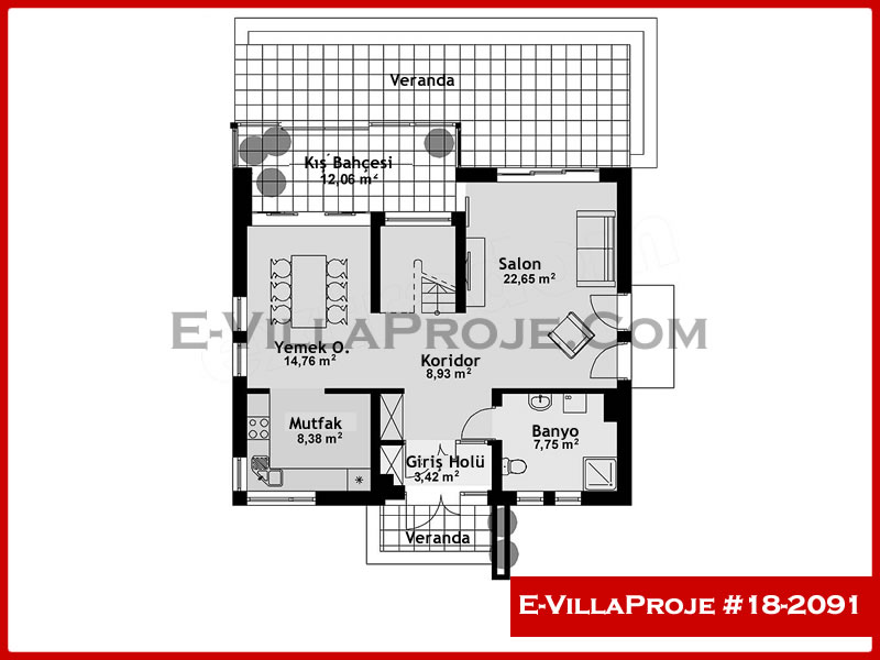 Ev Villa Proje #18 - 2091 Çelik Ev Projesi - Görsel 2
