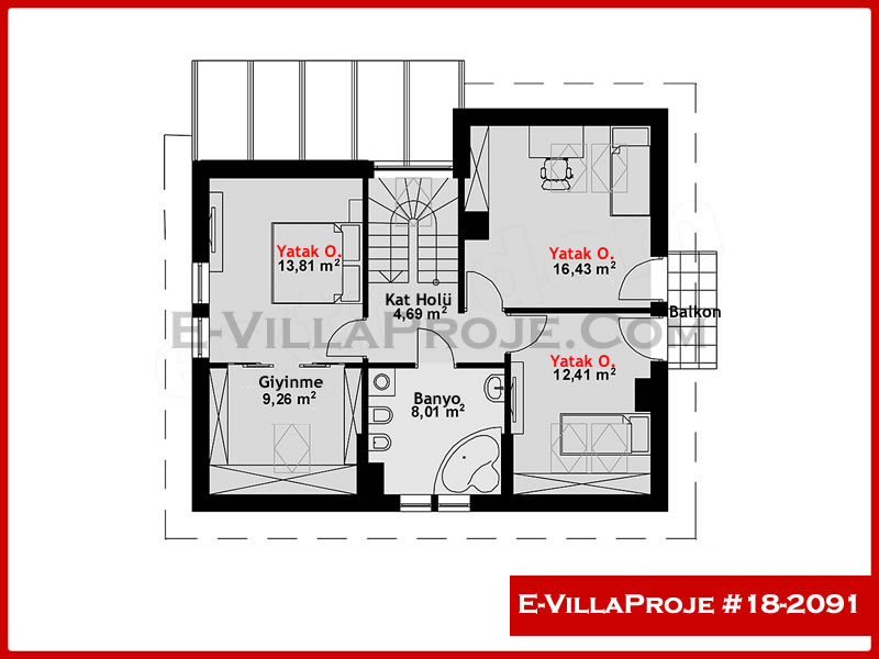 Ev Villa Proje #18 - 2091 Çelik Ev Projesi - Görsel 3