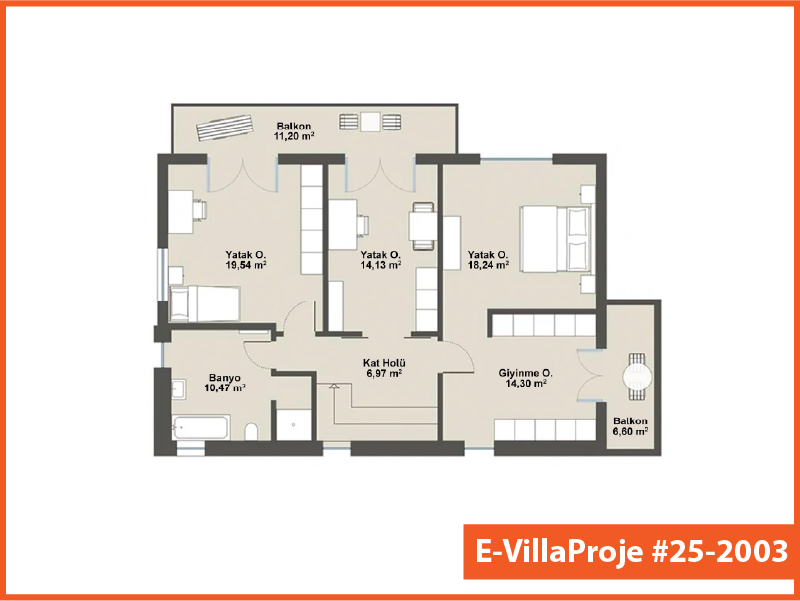 Ev Villa Proje #25 - 2003 Çelik Ev Projesi - Görsel 3
