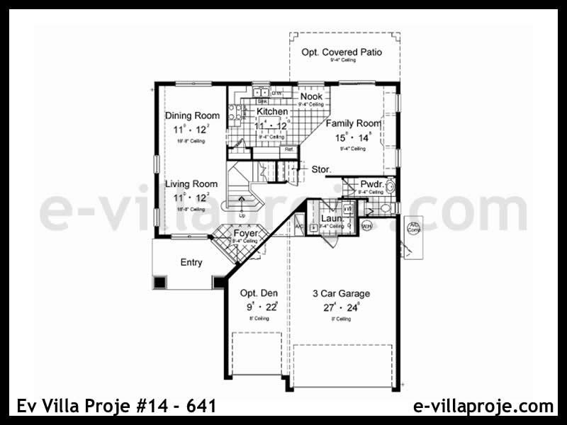 Ev Villa Proje #14 - 641 Çelik Ev Projesi - Görsel 2
