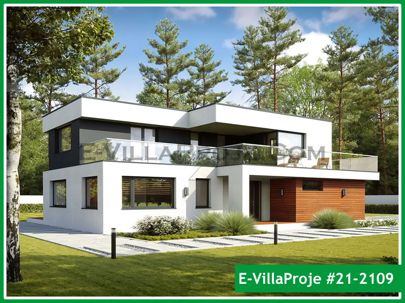 Ev Villa Proje #21 - 2109 Çelik Villa Modeli ve 3D Tasarımı