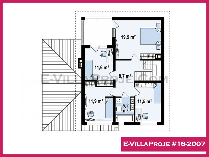 Ev Villa Proje #16 - 2007 Çelik Ev Projesi - Görsel 3