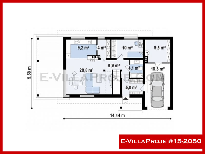 Ev Villa Proje #15 - 2050 Çelik Ev Projesi - Görsel 2