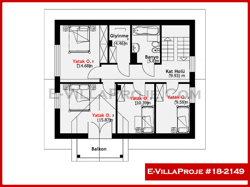 Ev Villa Proje #18 - 2149 Çelik Ev Projesi - Görsel 3