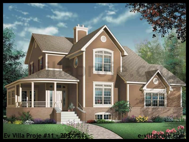 Ev Villa Proje #11 - 203 Çelik Villa Projesi 3D Mimari Tasarımı