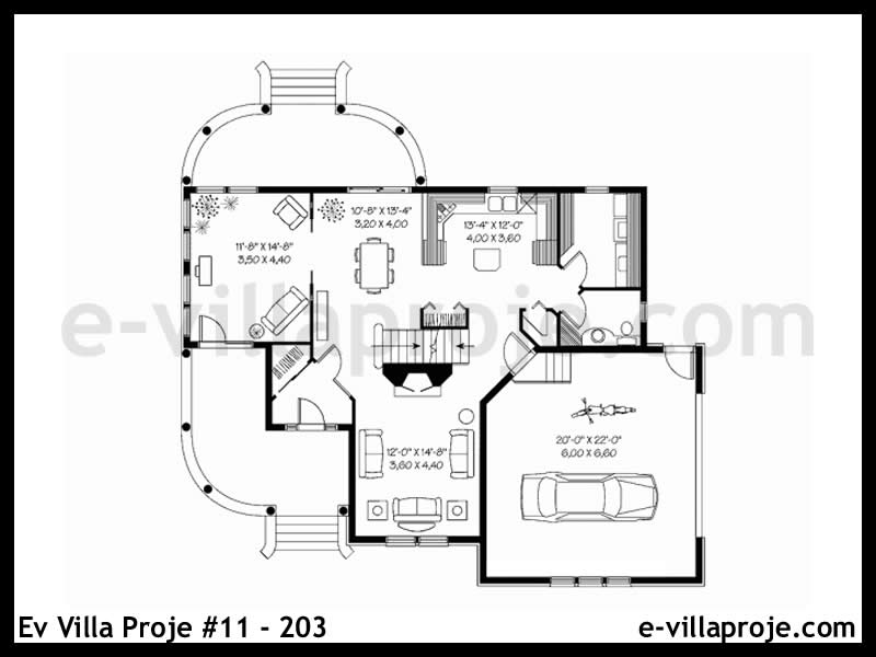 Ev Villa Proje #11 - 203 Çelik Ev Projesi - Görsel 2