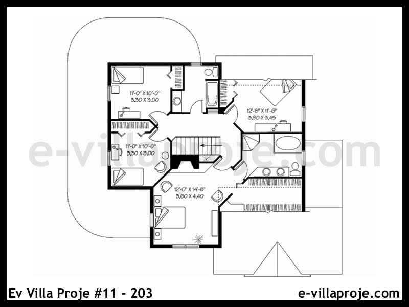 Ev Villa Proje #11 - 203 Çelik Ev Projesi - Görsel 3