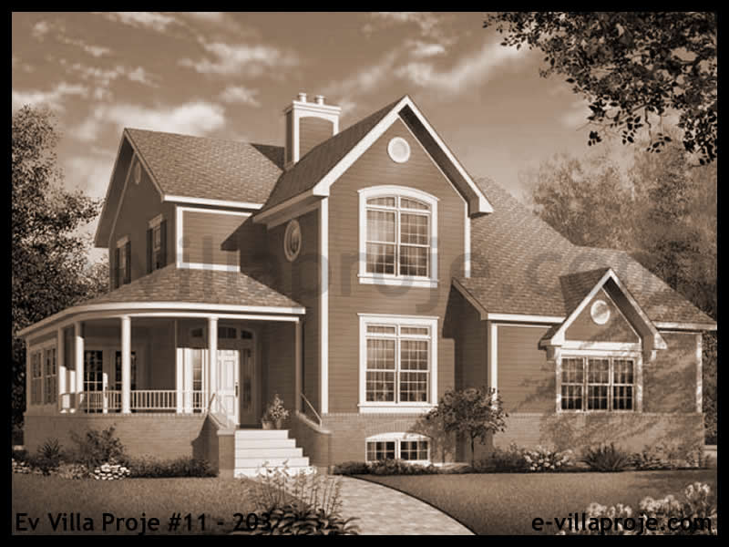Ev Villa Proje #11 - 203 Çelik Ev Projesi - Görsel 4