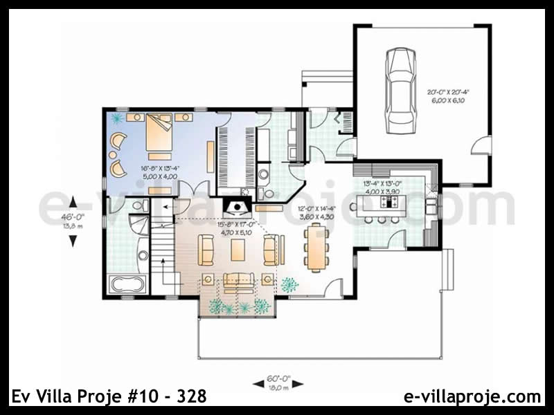 Ev Villa Proje #10 - 328 Çelik Ev Projesi - Görsel 2