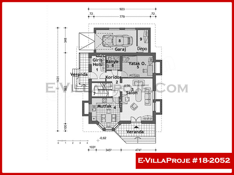 Ev Villa Proje #18 - 2052 Çelik Ev Projesi - Görsel 2