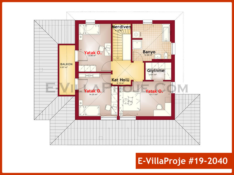 Ev Villa Proje #19 - 2040 Çelik Ev Projesi - Görsel 3