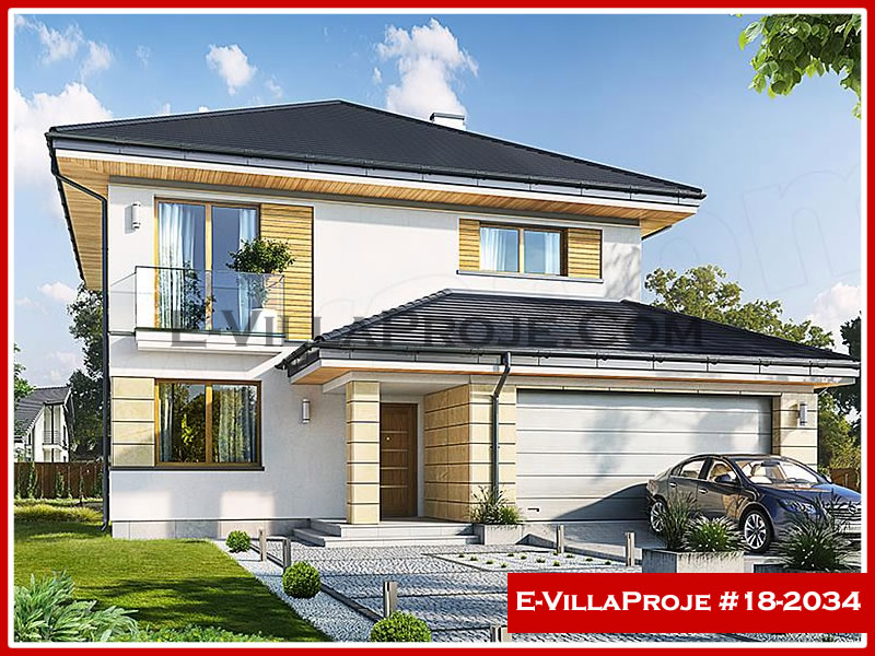 Ev Villa Proje #18 - 2034 Çelik Villa Modeli ve 3D Tasarımı