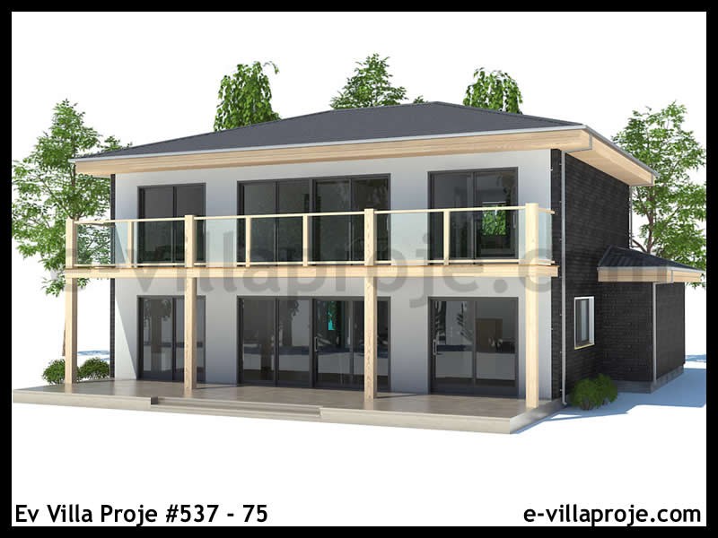 Ev Villa Proje #537 - 75 Çelik Ev Projesi - Görsel 5
