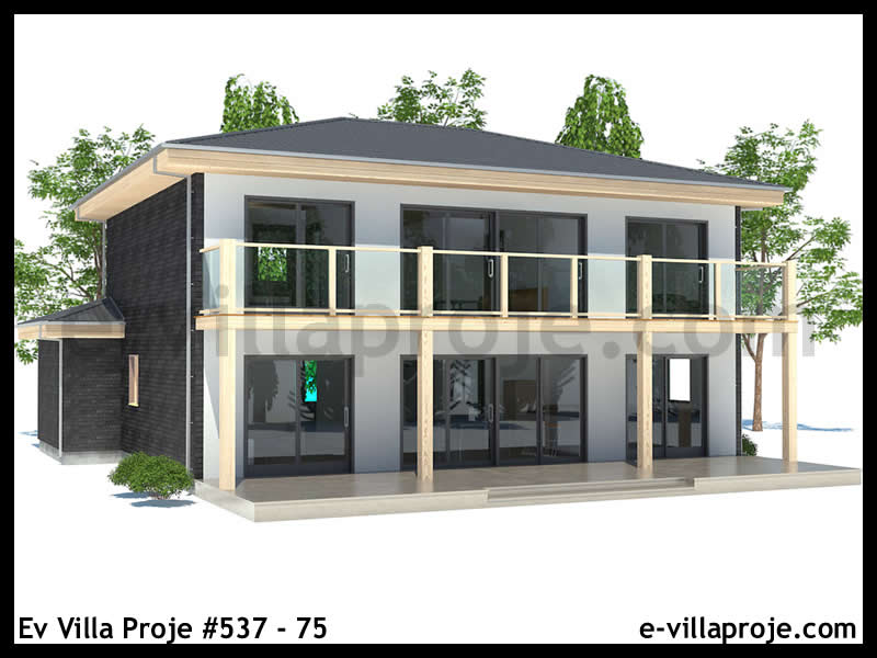 Ev Villa Proje #537 - 75 Çelik Ev Projesi - Görsel 6