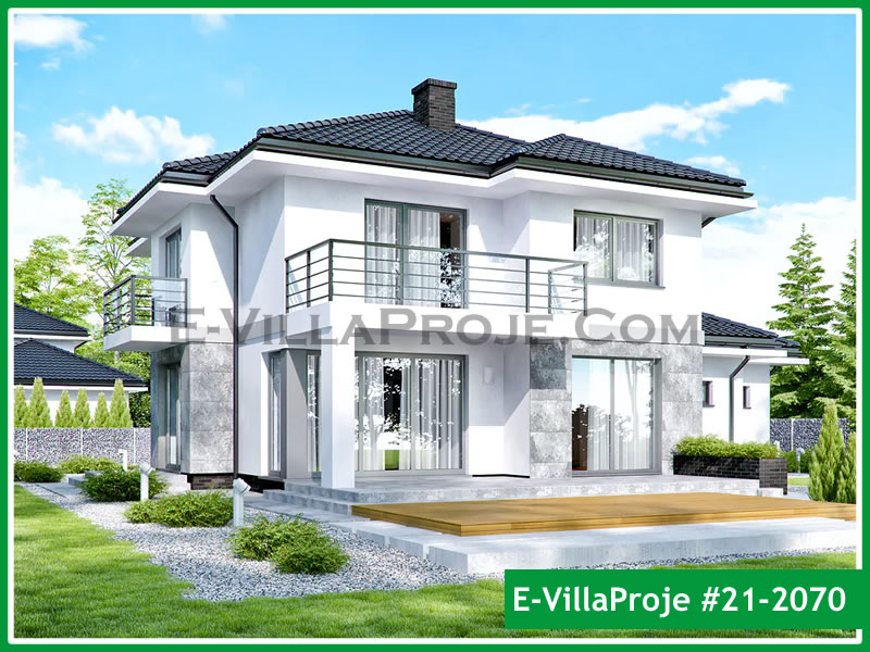 Ev Villa Proje #21 - 2070 Çelik Villa Modeli ve 3D Tasarımı