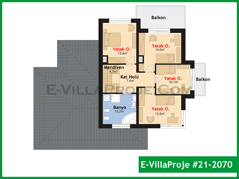 Ev Villa Proje #21 - 2070 Çelik Ev Projesi - Görsel 3