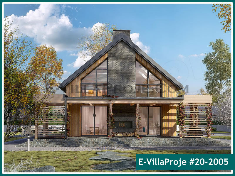 Ev Villa Proje #20 - 2005 Çelik Villa Modeli ve 3D Tasarımı