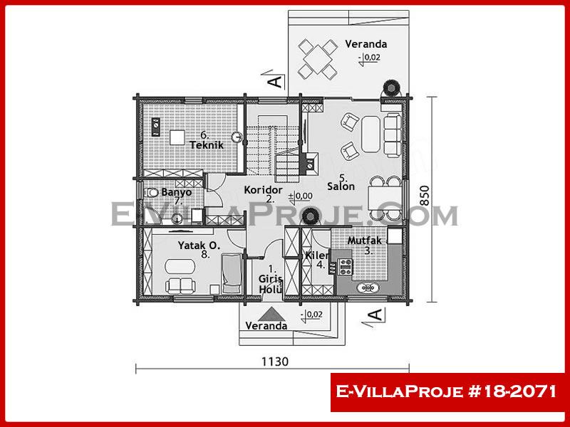 Ev Villa Proje #18 - 2071 Çelik Ev Projesi - Görsel 2