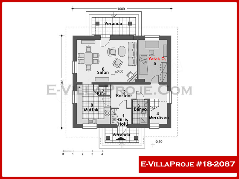 Ev Villa Proje #18 - 2087 Çelik Ev Projesi - Görsel 2