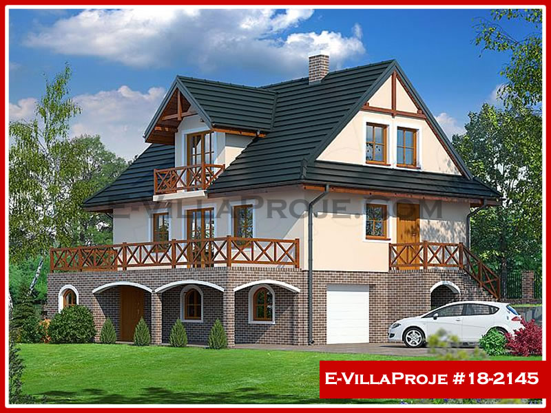 Ev Villa Proje #18 - 2145 Çelik Villa Projesi 3D Mimari Tasarımı