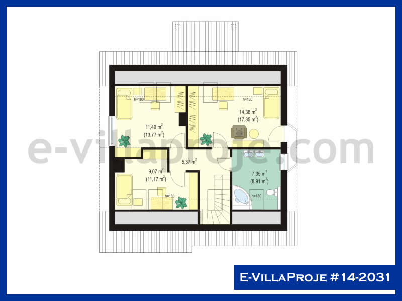 Ev Villa Proje #14 - 2031 Çelik Ev Projesi - Görsel 3