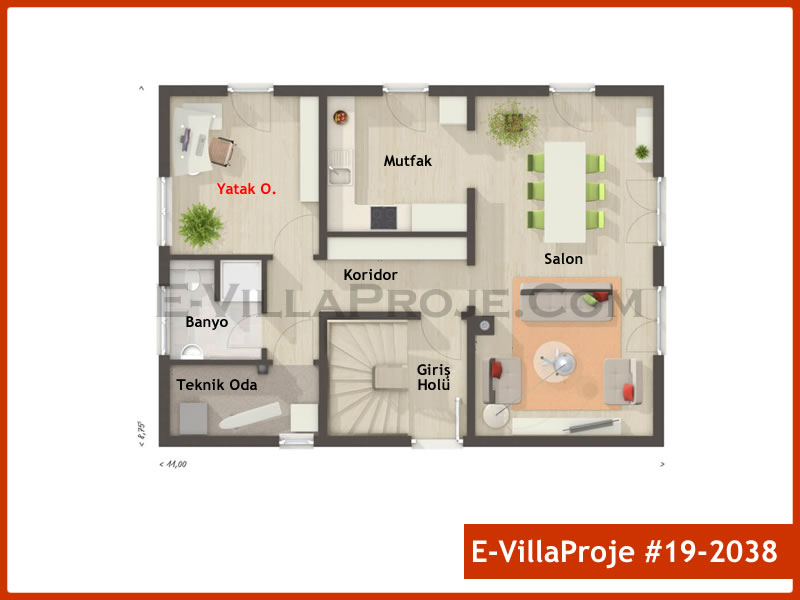 Ev Villa Proje #19 - 2038 Çelik Ev Projesi - Görsel 2