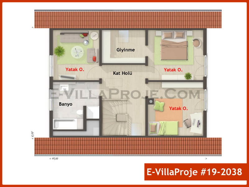 Ev Villa Proje #19 - 2038 Çelik Ev Projesi - Görsel 3
