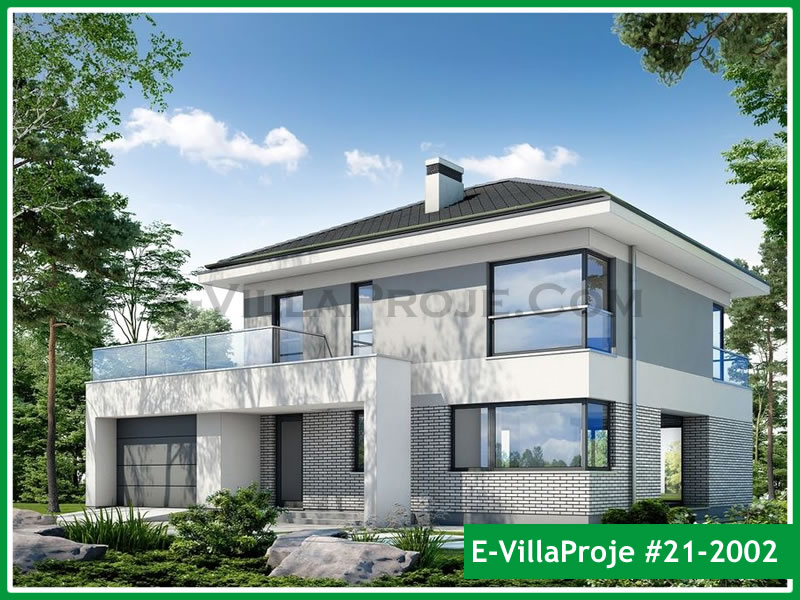 Ev Villa Proje #21 - 2002 Çelik Villa Modeli ve 3D Tasarımı