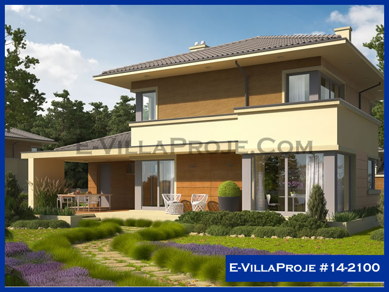 Ev Villa Proje #14 - 2100 Çelik Villa Modeli ve 3D Tasarımı