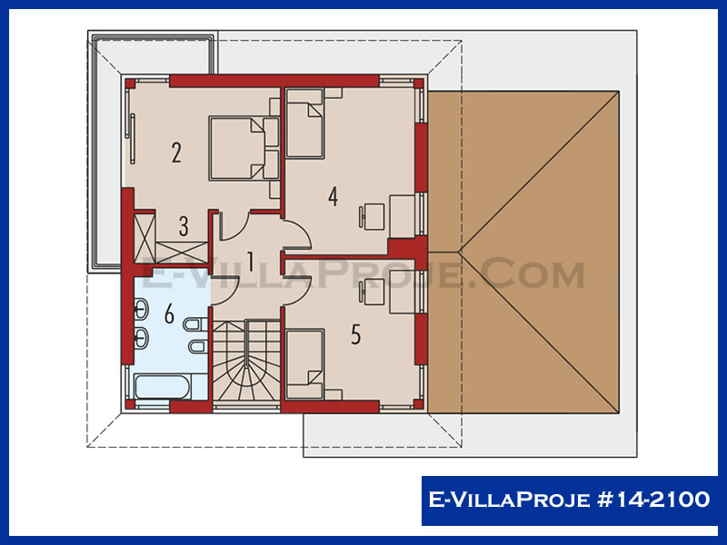 Ev Villa Proje #14 - 2100 Çelik Ev Projesi - Görsel 3