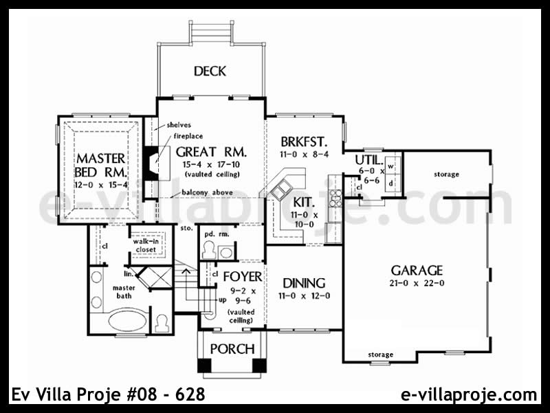 Ev Villa Proje #08 - 628 Çelik Ev Projesi - Görsel 2
