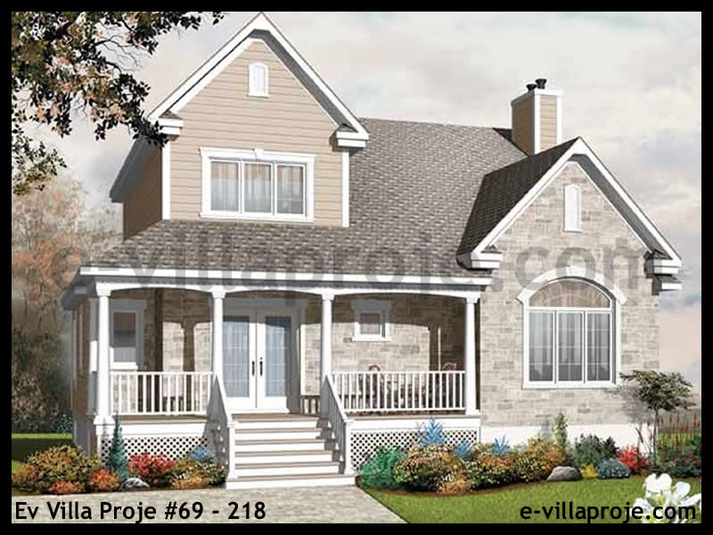 Ev Villa Proje #69 - 218 Çelik Villa Modeli ve 3D Tasarımı