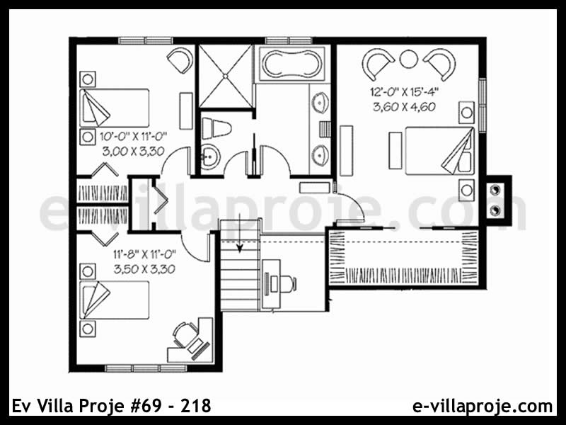 Ev Villa Proje #69 - 218 Çelik Ev Projesi - Görsel 3