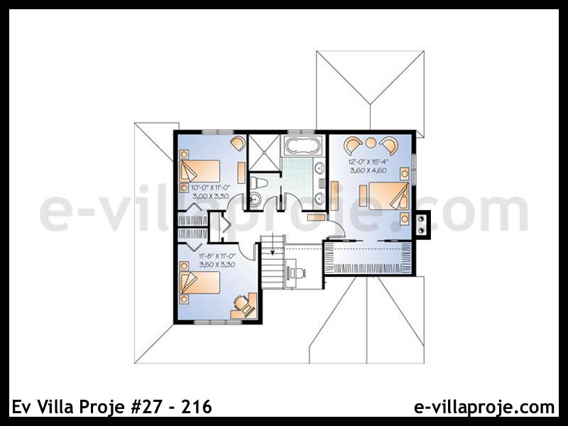 Ev Villa Proje #27 - 216 Çelik Ev Projesi - Görsel 3
