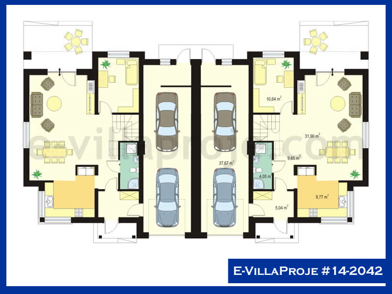 Ev Villa Proje #14 - 2042 Çelik Ev Projesi - Görsel 2
