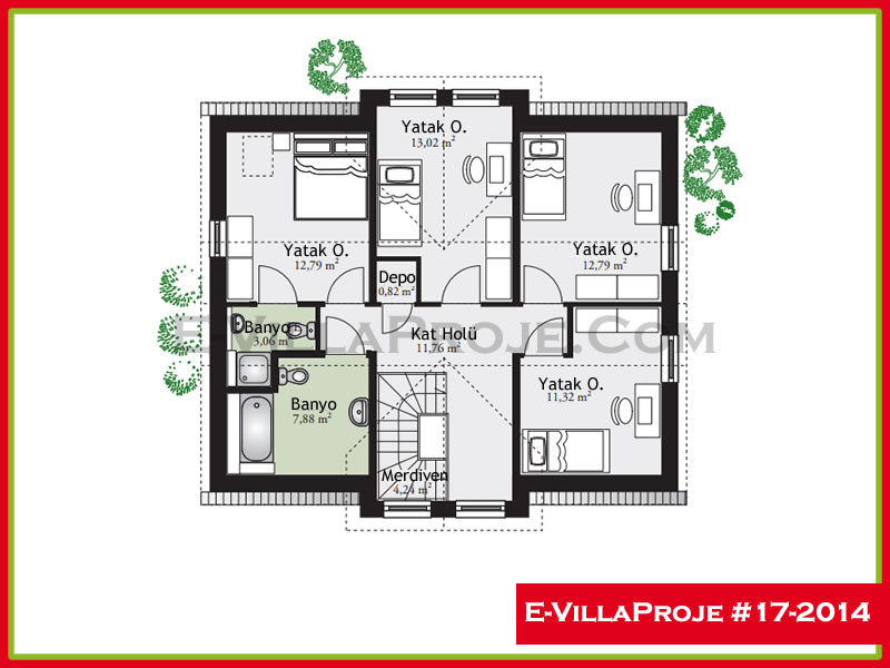 Ev Villa Proje #17 - 2014 Çelik Ev Projesi - Görsel 3