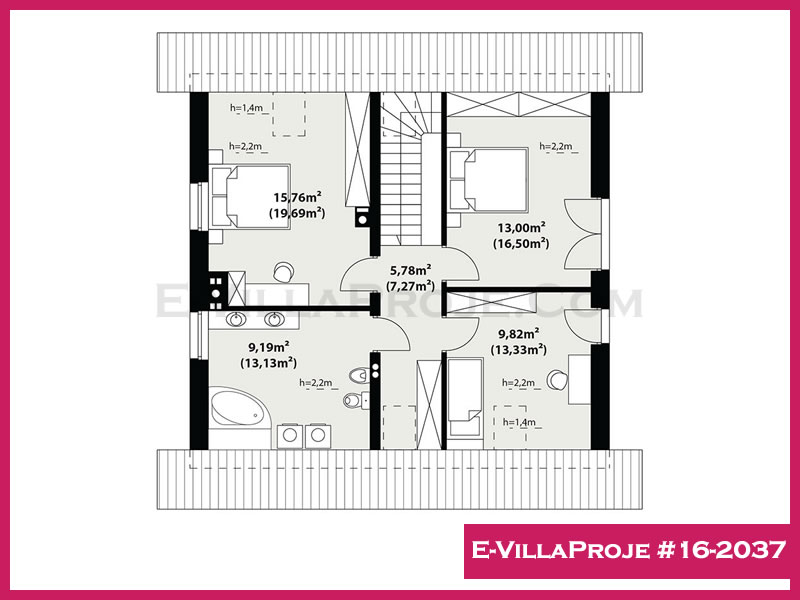 Ev Villa Proje #16 - 2037 Çelik Ev Projesi - Görsel 3