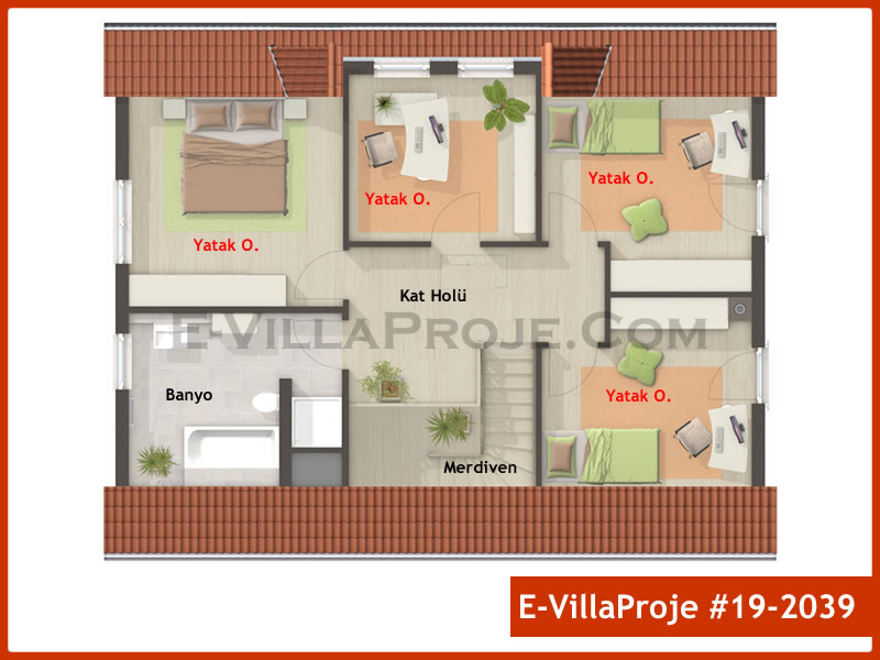 Ev Villa Proje #19 - 2039 Çelik Ev Projesi - Görsel 3