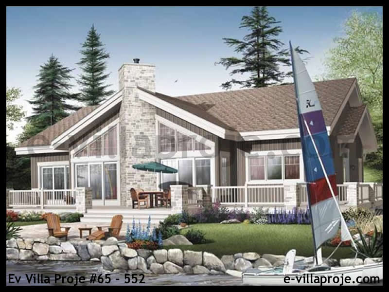 Ev Villa Proje #65 - 552 Çelik Villa Modeli ve 3D Tasarımı