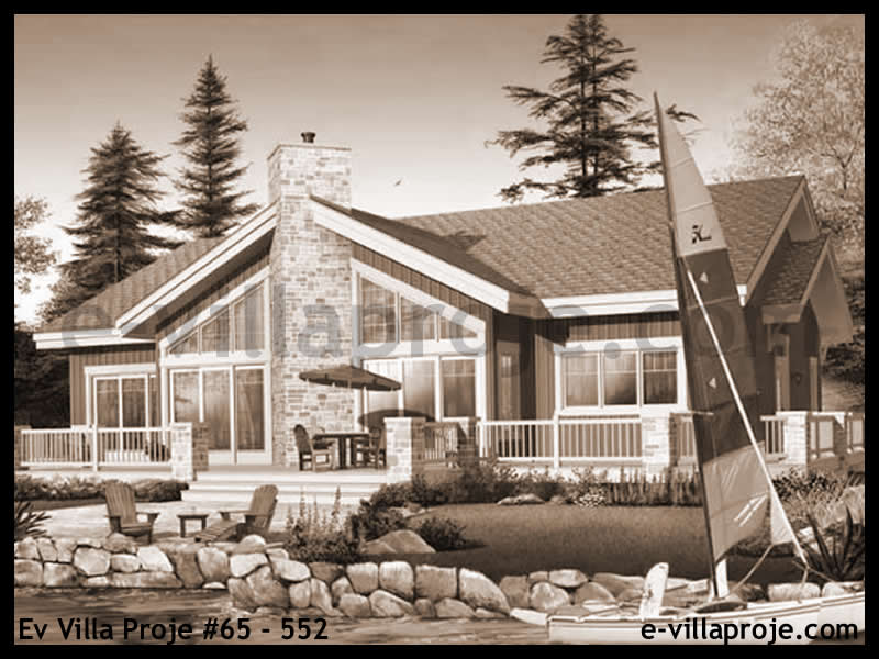 Ev Villa Proje #65 - 552 Çelik Ev Projesi - Görsel 3