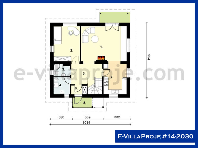 Ev Villa Proje #14 - 2030 Çelik Ev Projesi - Görsel 2