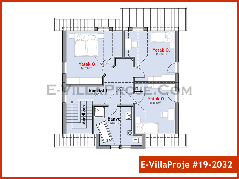 Ev Villa Proje #19 - 2032 Çelik Ev Projesi - Görsel 3