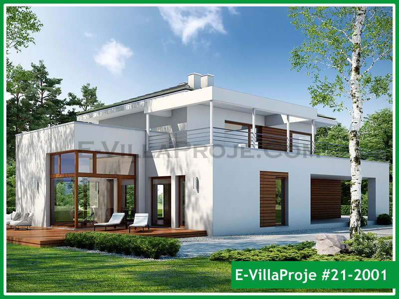 Ev Villa Proje #21 - 2001 Çelik Villa Modeli ve 3D Tasarımı