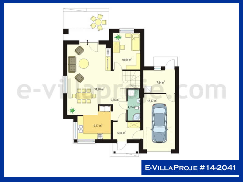 Ev Villa Proje #14 - 2041 Çelik Ev Projesi - Görsel 2