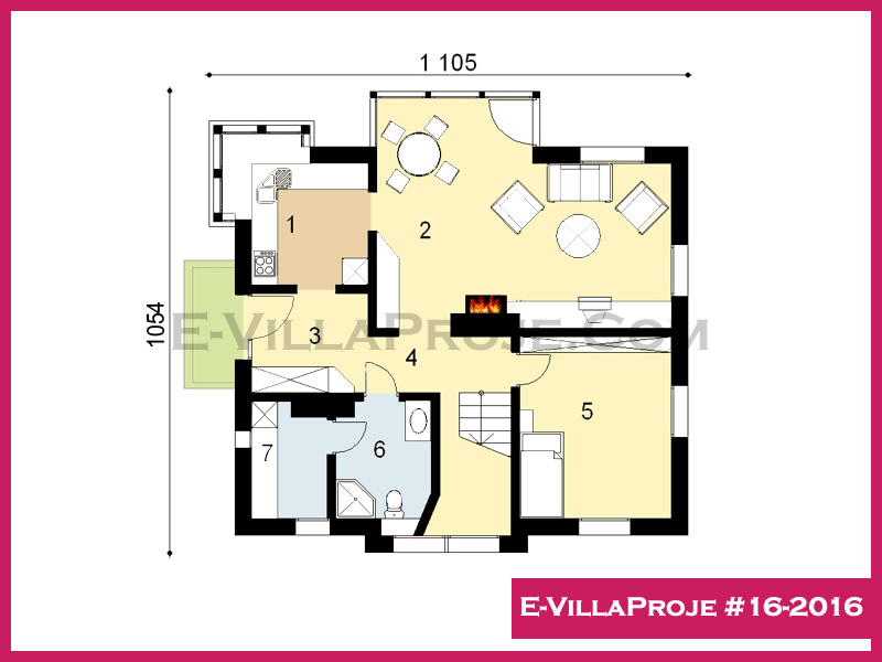 Ev Villa Proje #16 - 2016 Çelik Ev Projesi - Görsel 2