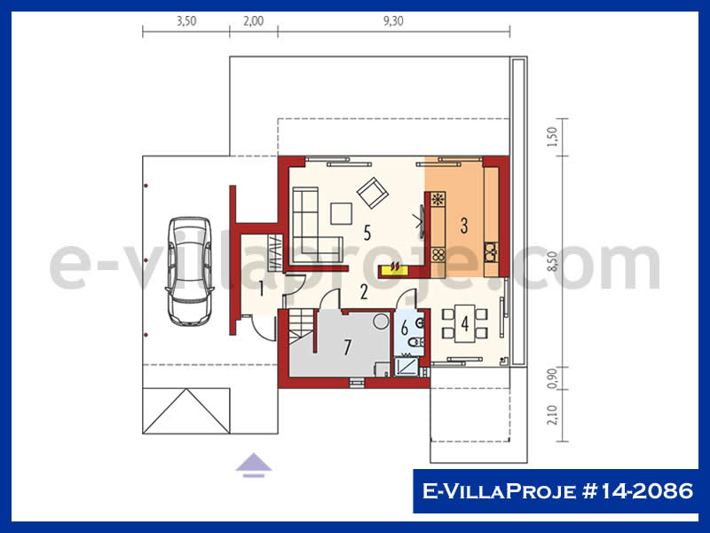 Ev Villa Proje #14 - 2086 Çelik Ev Projesi - Görsel 2
