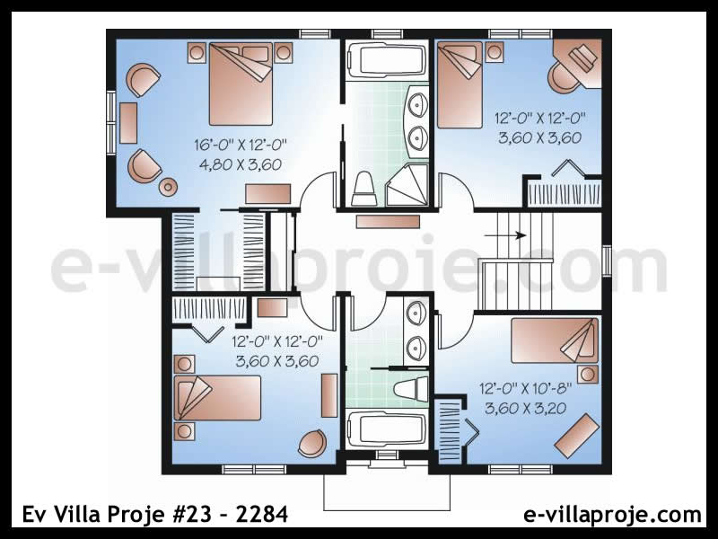 Ev Villa Proje #23 - 2284 Çelik Ev Projesi - Görsel 3